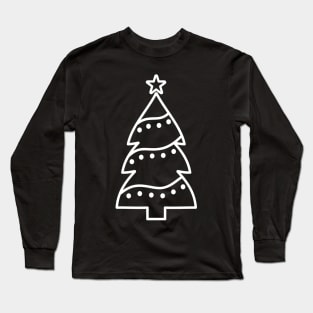 Christmas Tree Classic Cute Santa Winter Present Long Sleeve T-Shirt